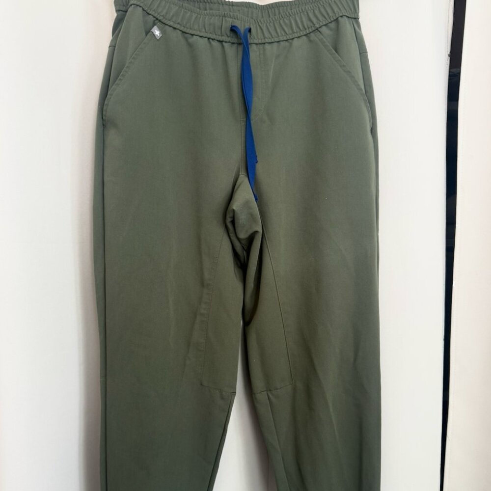 FIGS Tansen Jogger Scrub Pants Men Small Forest Green Joggers